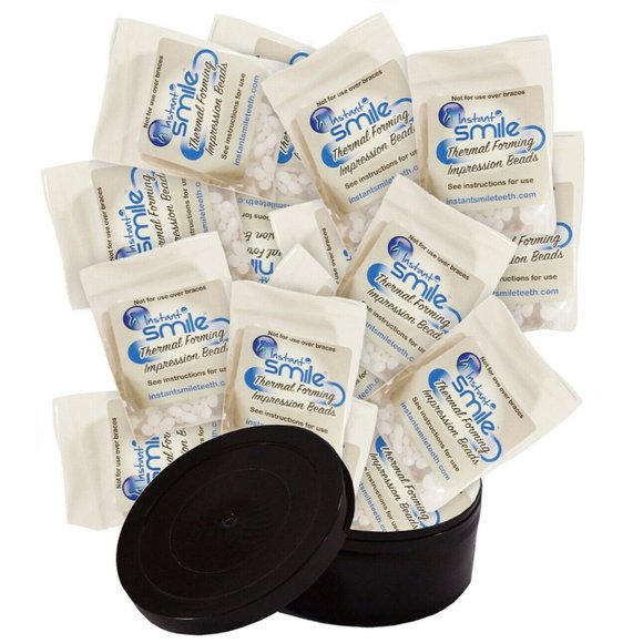 16 Packs of Instant Smile Fitting Beads & Case - Picture 1 of 5